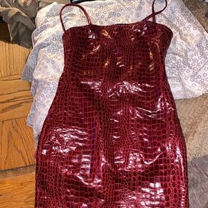snake skin dress from motel rocks.body-con dress